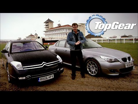Citroen C6 BMW 5 Series SUSPENSION TEST Top Gear | 4K 60fps AI Upscale #topgear #thegrandtour