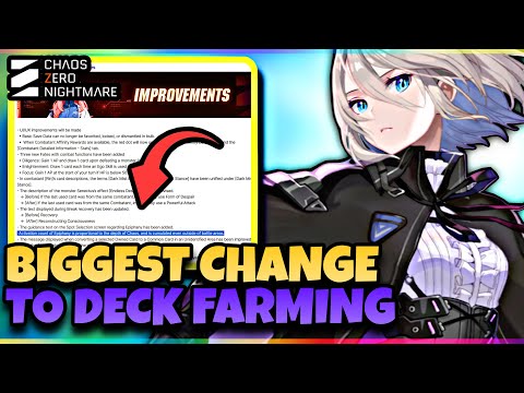 NOONE TALKS ABOUT THE BIGGEST CHANGE OF THE UPDATE! | CHAOS ZERO NIGHTMARE