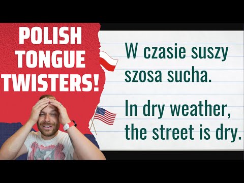 Englishman Reacts to... The Hardest Polish Tongue Twisters - 💫Polish Language Challenge