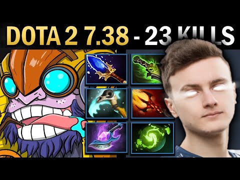 Tinker Gameplay Miracle with 23 Kills and Dagon - Dota 2 7.38
