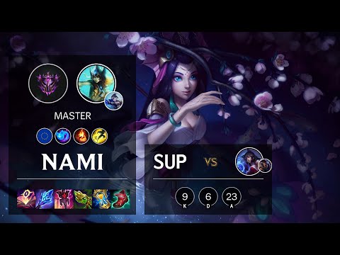 Nami Support vs Ahri - EUW Master Patch 11.16