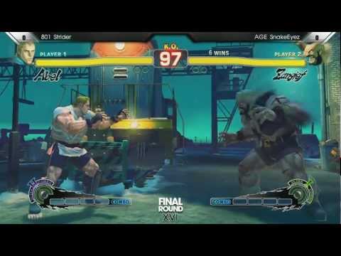 FR16 SSF4AE pools 801 Strider vs AGE SnakeEyez
