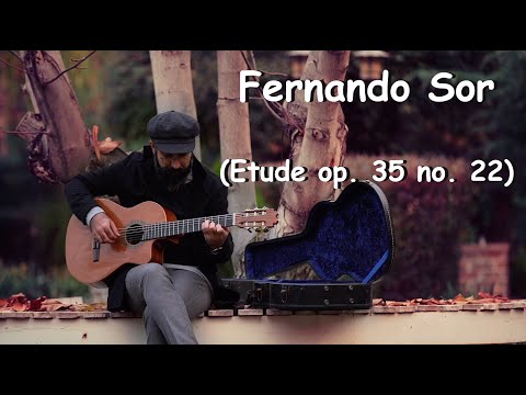 Fernando Sor Etude in B minor op 35 no22