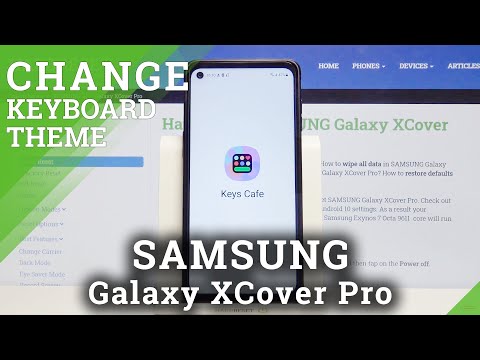 How to Apply Keys Cafe – Keyboard Theme on SAMSUNG Galaxy XCover Pro