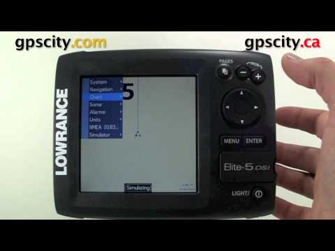 Lowrance Elite 5 Manual -  Change Languages in your Lowrance chartplotter