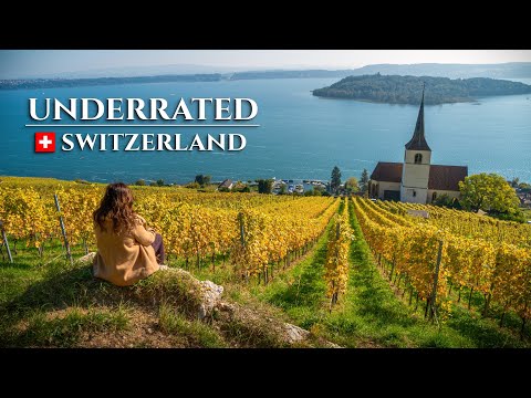 Herbst in LIGERZ, NEUENSTADT - Goldige Weinberge - schöne SCHWEIZER Dörfer, Jura & Drei-Seen-Land