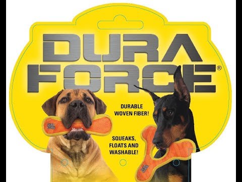 DuraForce JR's BONE Tiger Orange/Yellow 21cm - Tuff Scale 9 (1 Squeaker)