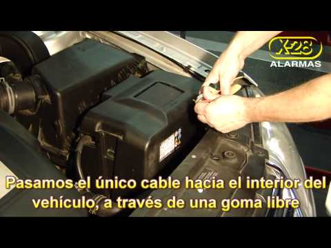 Cómo instalar el sensor de apertura de un capot - X-28 ALARMAS