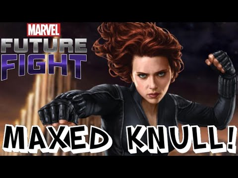 I'm so glad I have T-4 Black Widow! Knull 99  Marvel Future Fight