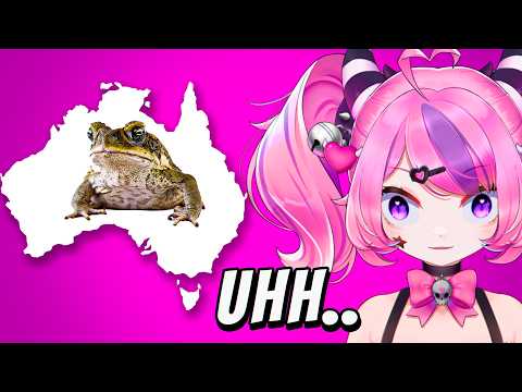 Ironmouse Reacts To The Toad That BROKE Australia!