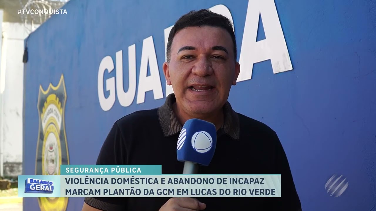 GCM prende homem por violência doméstica e injúria homofóbica em Lucas do Rio Verde