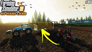 'BALEN MET DE HAND OPLADEN!' Farming Simulator 19 No Mans Land #85