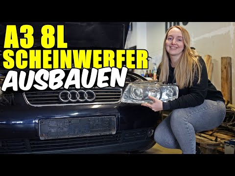 AUDI A3 8L SCHEINWERFER AUSBAUEN / WECHSELN TUTORIAL / ANLEITUNG