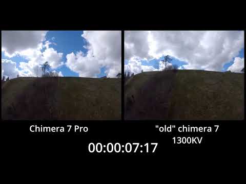 Iflight Chimera 7 Pro vs "old" Chimera 7 1300KV Flight times