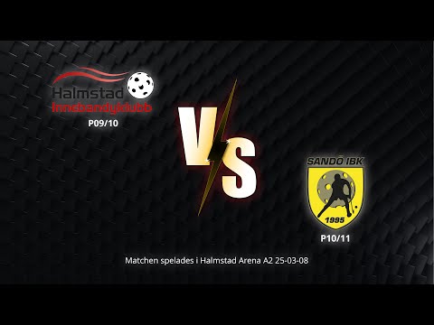 Halmstad IBK P09/10 Mot Sandö IBK P10/11 25-03-08