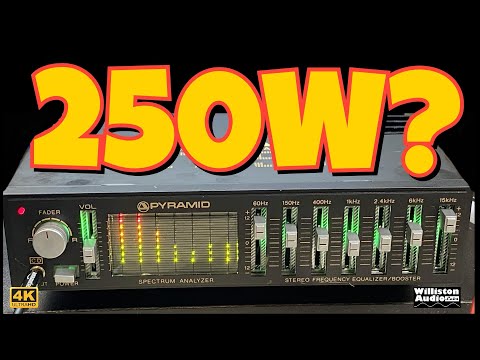1980's Flea Market EQ Booster? Pyramid SE705CD Review and Amp Dyno Test