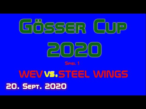 GPH Media - Gösser Cup 2020 in Kapfenberg 18. - 20. September Spiel 1  WEV  vs.  STEEL WINGS LINZ