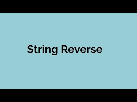 Program To Reverse The String Without Using Strrev Function