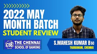 CSB STUDENTS FEEDBACK | THE CHENNAI SCHOOL OF BANKING