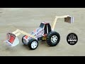 How To Make JCB At Home From Matchbox Diy Jcb Backhoe Loader Mini Matchbox Amazing Tractor Toy