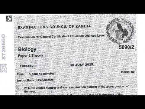 2025 GCE BIOLOGY P2 SECTION B FULLY ANSWERED