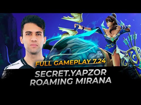 Yapzor is a Roaming Mirana - Dota 2 Replay Full Gameplay
