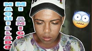 Maquillado a mi amigo | Yuni