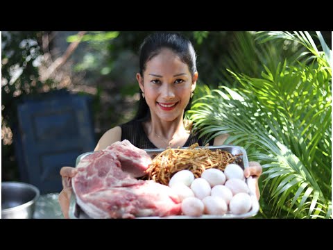 How To Cook Most Yummy Pork Eggs Stew Recipe Cambodian Flavor - I Am Thyda Cooking