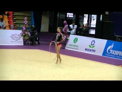 Lozhkin Emma (CAN) hoop Int Comp Senior Grand Prix Moscow 2015