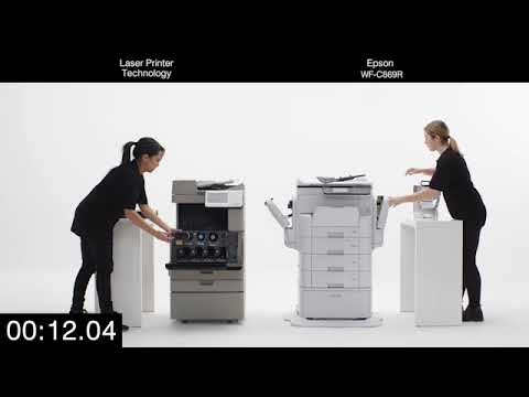 Epson C13T671400 atsarginė spausdintuvo / skaitytuvo dalis Panaudotų miltelių talpykla 1 vnt video