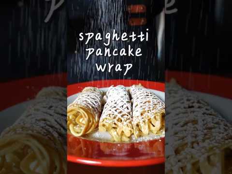 The Amazing Spaghetti Pancake Wrap. New way to make pancakes 🥞