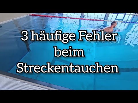 Vermeide diese 3 Fehler beim Streckentauchen