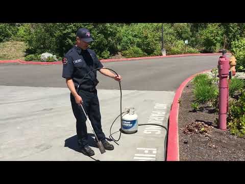 Propane torch safety