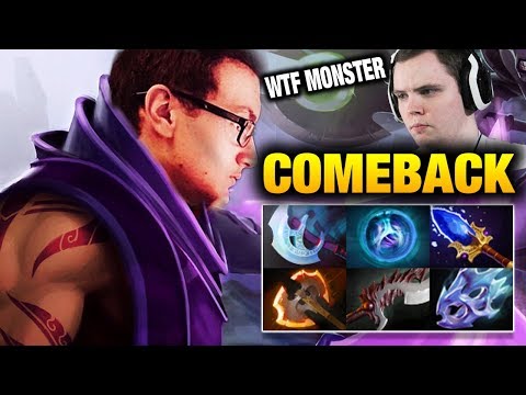 Miracle- Anti-mage INCREDIBLE COMEBACK VS Resolution and Bulldog Dota 2