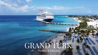 Aerial Paradise: Stunning Drone Views of Grand Turk Cruise Port, Turks & Caicos 🌴✈️