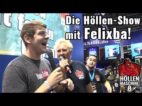 Chillige Höllen-Show mit Felixba | Gamescom 2017 | Höllenmaschine 8