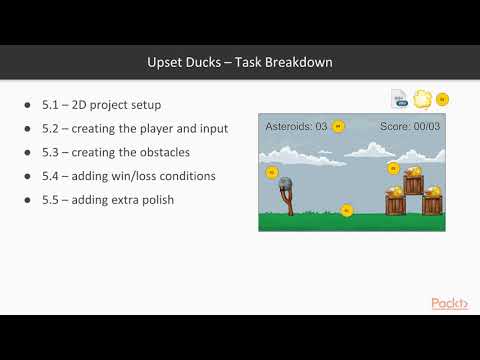 Unity 2019 3D Game Physics 2D Project Setup | packtpub com