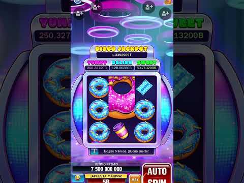 $5B Spins in Disco Donuts - Slots #spin #slot #casino #vegas #machine #casinogames #shorts 🎰