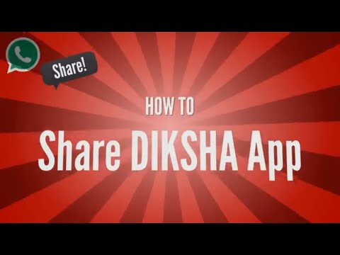 How to Share DIKSHA App through WhatsApp