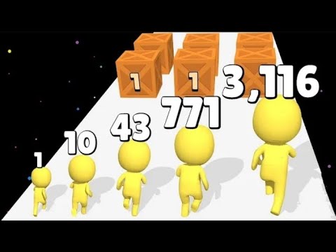 PUSH HARDER 3D Gameplay ( level up )