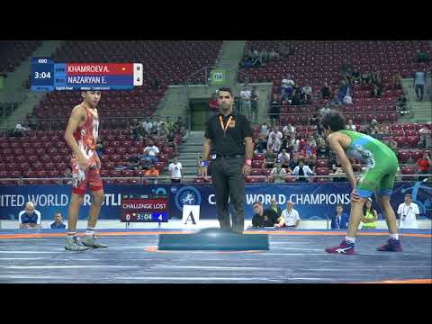 1/8 GR - 51 kg: A. KHAMROEV (UZB) v. E. NAZARYAN (BUL)