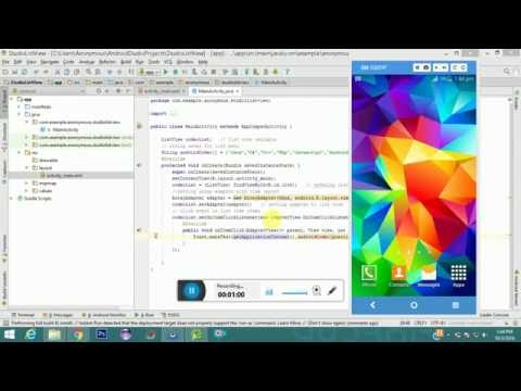 Android ListView Example - Android Studio