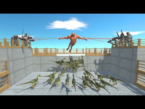 Feeding NEW DEINONYCHUS Pack - Animal Revolt Battle Simulator