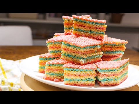 Ukrainian Dulce de Leche Waffle Cake Recipe - Cake With Condensed Milk Recipe