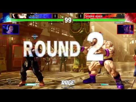 SFV rage Vo.2 tokido vs snake eyez
