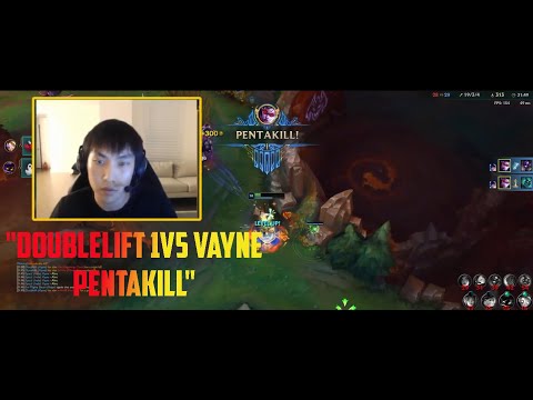 Doublelift 1v5 Vayne Pentakill... LoL Daily Moments EP 6