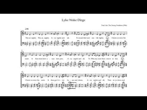 Lyke Wake Dirge – The Young Tradition [Traditional Folk Song with Score]