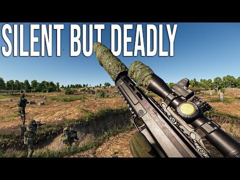 A Gun So Quiet The Enemy Can't Find You! | ARMA Reforger