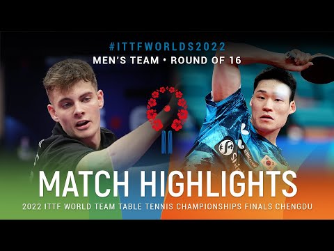 Highlights | Milosz Redzimski (POL) vs Jang Woojin (KOR) | MT R16 | #ITTFWorlds2022