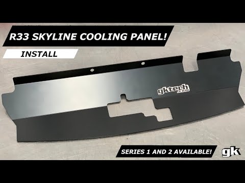 Gktech R33 Skyline Series 2 Radiator Cooling Panel - Install